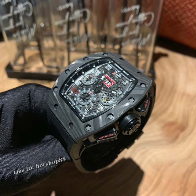 理查德米勒RICHARD MILLE RM011-FM顶级碳纤维壳套男士腕表 gjs2155